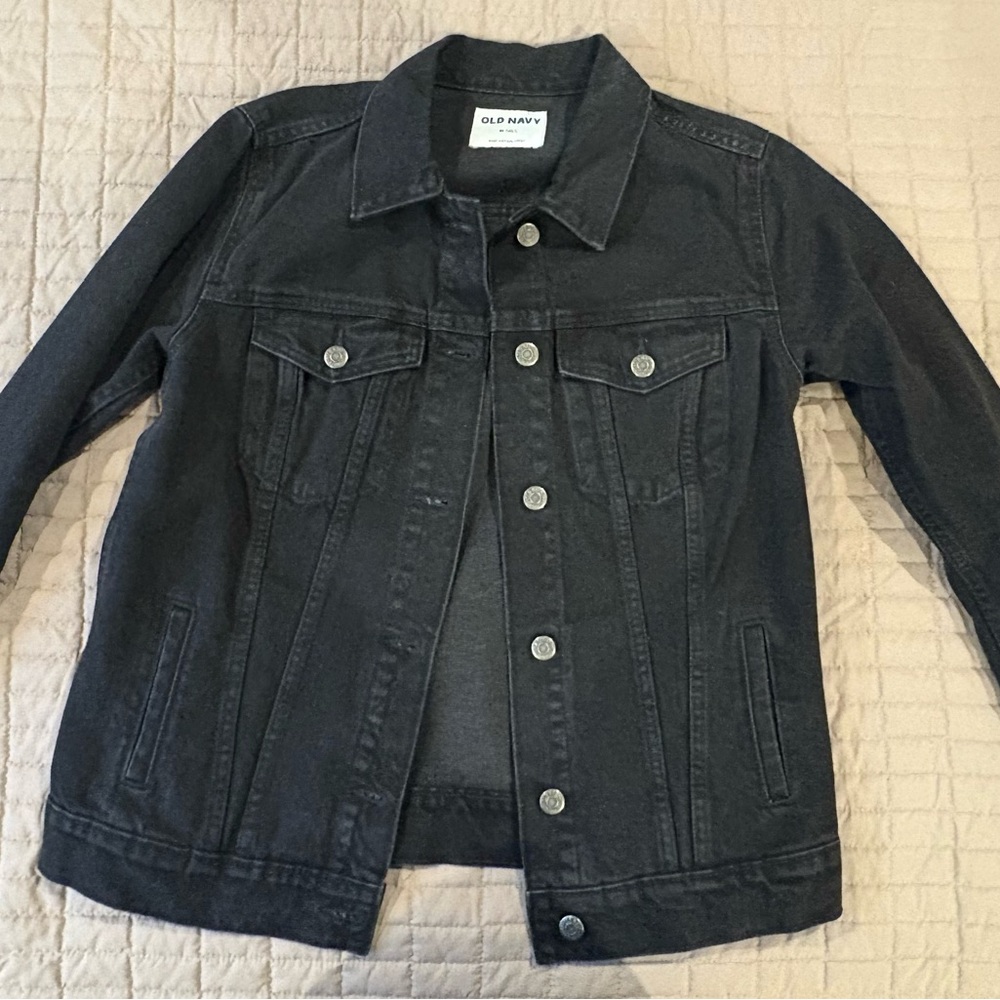 Old Navy Charcoal Denim Jacket